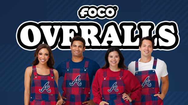 Braves overalls from FOCO